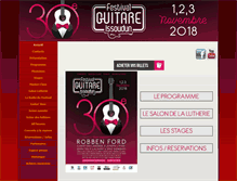 Tablet Screenshot of issoudun-guitare.com